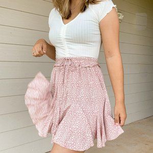 Flare Leopard Print Skirt!